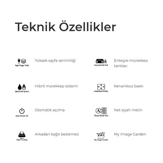 Canon Pixma G3416 Wi-Fi + Tarayıcı + Fotokopi Renkli Çok Fonksiyonlu Tanklı Mürekkep Püskürtmeli Yazıcı