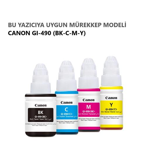 Canon Pixma G3416 Wi-Fi + Tarayıcı + Fotokopi Renkli Çok Fonksiyonlu Tanklı Mürekkep Püskürtmeli Yazıcı
