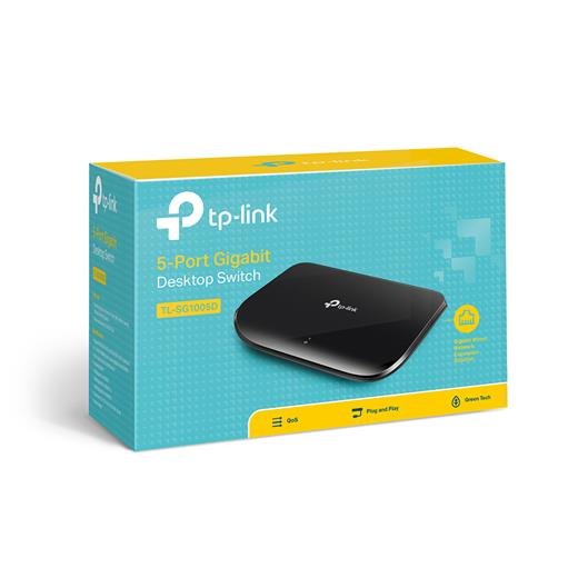 TP-Link TL-SG1005D 5 Port 10/100/1000 Mbps Gigabit Switch