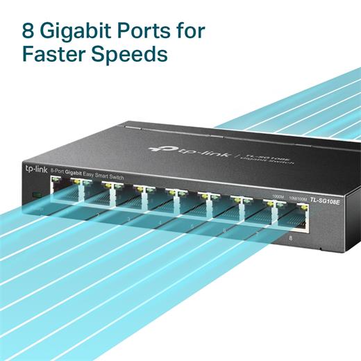 Tp Festa TL-SG108E 8li Gigabit Easy Smart Switch
