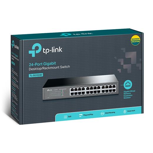 TP-Link TL-SG1024D 24 Port 10/100/1000 Mbps Gigabit Switch