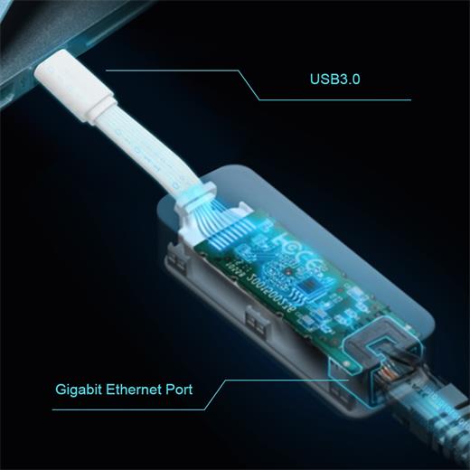 Tp-link UE300C USB3.0 TYPE-C=Gigabit ethernet ada