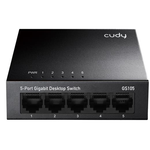 Cudy Gs105 5 Port 10/100/1000 Yönetilemez Desktop Metal Kasa Switch