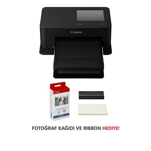 Canon Selphy CP1500 Siyah Fotoğraf Yazıcısı + KP-36 Orijinal Kartuş ve Kağıt Seti