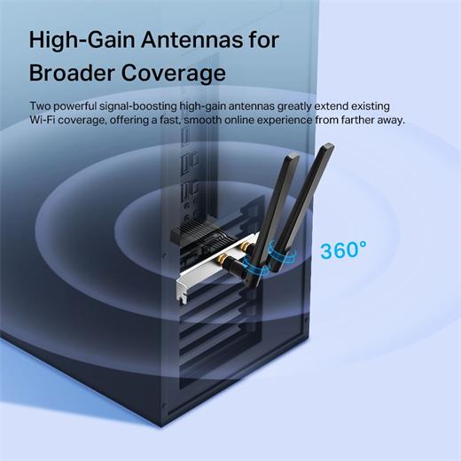 TP-Link Archer TX55E 3000 Mbps Kablosuz Ağ Adaptörü