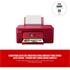 Canon Pixma G3470 RED Tanklı Yazıcı Tarayıcı Fotokopi