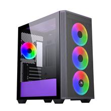 Power Boost PB-P2252BP ARGB Fanlı Mor Micro ATX Oyuncu Kasası