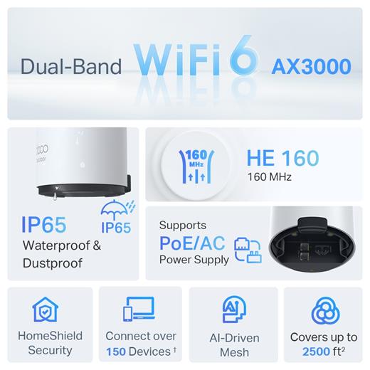 TP-Link DECO X50-Outdoor 3000 Mbps Router