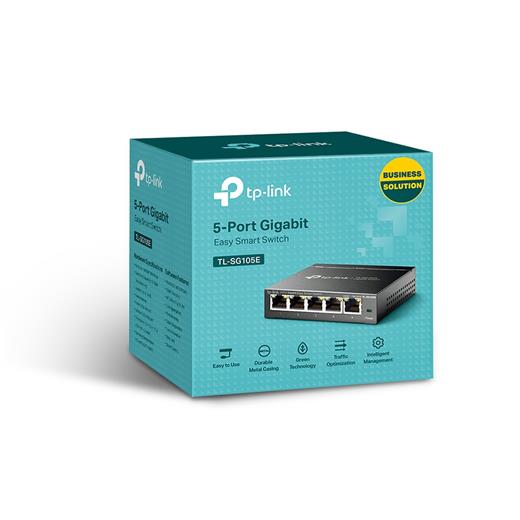 TP-Link TL-SG105E 5 Port 10/100/1000 Mbps Gigabit Switch