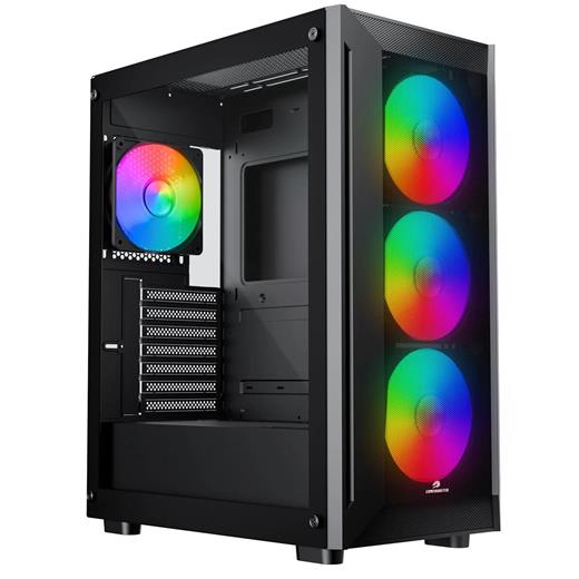 GameBooster Raider E651B Rainbow Fanlı 650 W E-ATX Oyuncu Kasası