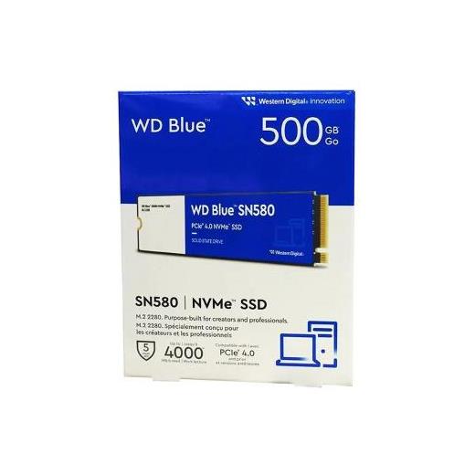 Western Digital BLUE SN580 WDS500G3B0E PCI-Express 4.0 500 GB M.2 SSD