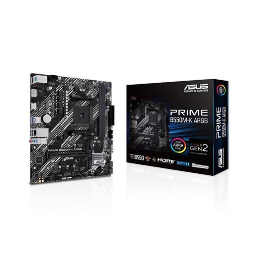 Asus Prime B550M-K ARGB AMD AM4 DDR4 Micro ATX Anakart