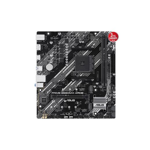 Asus Prime B550M-K ARGB AMD AM4 DDR4 Micro ATX Anakart