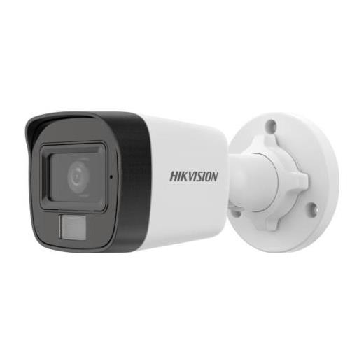 HIKVISION DS-2CD1021G2-LIUF 2Mpix, 2,8mm Lens,  H265+,20Mt Gece Görüşü, Hybrid Light, SD Kart,Dahili Mikrofon, PoE, Bullet IP Kamera