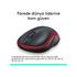 Logitech M185 910-002237 Kırmızı Optik Kablosuz Mouse